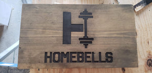 Official Hand Cut Pine Wood Sign